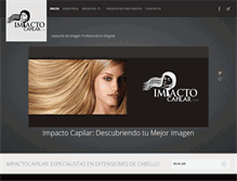 Tablet Screenshot of impactocapilar.com